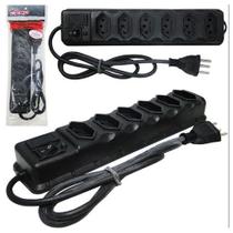 Filtro de Linha 6 Tomadas Proteja seus aparelhos eletrônicos