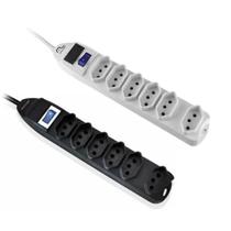 Filtro De Linha 6 Tomadas Régua Extensora 110/220v