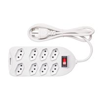 Filtro De Linha 8 Tomadas Protetor EPE 1008+ Intelbras 1,5m - Branco