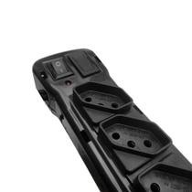 Filtro de linha abs bivolt com 6 tomadas nbr14136 - FIOLUX Filtro de linha abs bivolt com 6 tomadas nbr14136 - FIOLUX