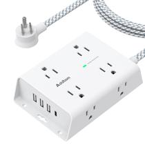 Filtro de Linha Addtam com 8 Tomadas e 4 Portas USB Filtro de Linha Addtam com 8 Tomadas e 4 Portas USB
