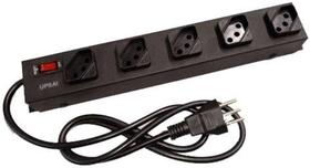 Filtro De Linha APC Extensão Elétrica 5 Tomadas 3m Preta