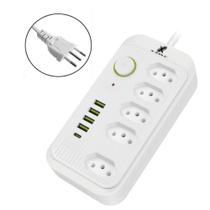 Filtro de Linha bivolt 10A Cabo 2m 5 Tomadas USB/C XC-FL-07 X-cell