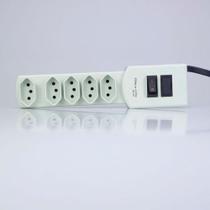 Filtro de Linha c/ Cabo 1,5Mt Cinza MG-3001 13710 - MARGIRIUS