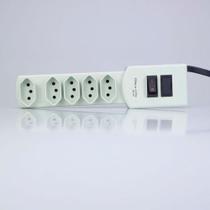 Filtro de Linha c/ Cabo 1,5Mt Cinza MG-3001 13710 - MARGIRIUS