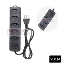Filtro de Linha com 5 Tomadas 90cm - Eletro Drap