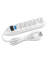 Filtro De Linha Com 5 Tomadas Branco Wi300