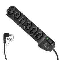 Filtro De Linha Com Dps 7,5 Ka 6 Tomadas Tripolar 10a com INMETRO