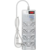 Filtro de Linha Com Proteção DPS 3P Energia 8 Clamper Transparente F002