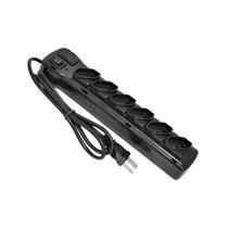 Filtro De Linha De 6 Tomadas C/Cabo 1 Mt Hedmax