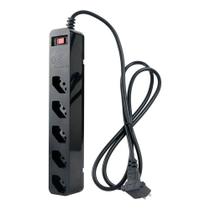 Filtro de Linha DPS IClamper, 5 Conexões, Preto - 23459