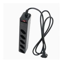 Filtro de Linha DPS IClamper, 5 Conexões, Preto - 23459