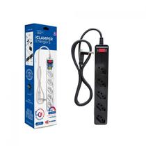 Filtro de Linha DPS ICLAMPER Energia 5 Tomadas, 127/220 volts, LCF, 1M, Preto, Bivolt