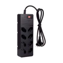 Filtro De Linha Dps Iclamper Energia 8 Tomadas 10a 127/220v Preto