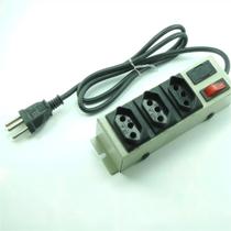 Filtro De Linha Extensão 3 Tomadas c/ Fusível e Chave Liga/Desliga Bivolt Filtro De Linha Extensão 3 Tomadas c/ Fusível e Chave Liga/Desliga Bivolt