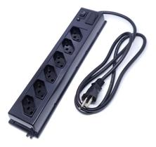 Filtro De Linha Extensao 6 Tomadas 1.10 Metro Profissional