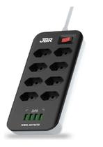 Filtro De Linha Extensão 8 Tomadas + 4 Saídas USB 2M 127V/220V 2500W