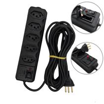 Filtro de Linha Extensão Elétrica 5 Tomadas 5 Metros Bivolt