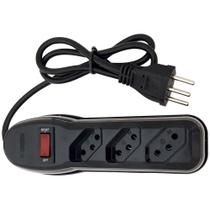 Filtro de Linha Extensão Elétrica Régua 3 Tomadas Filtro de Linha Extensão Elétrica Régua 3 Tomadas