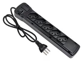 Filtro de linha Fiolux 5 tomadas botão liga/desliga Filtro de linha Fiolux 5 tomadas botão liga/desliga