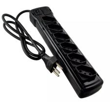 Filtro de linha Fiolux 6 tomadas botão liga/desliga Filtro de linha Fiolux 6 tomadas botão liga/desliga