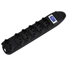 Filtro De Linha Fortrek 6 Tomadas 2P+1T Pst-101 Filtro De Linha Fortrek 6 Tomadas 2P+1T Pst-101
