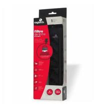 Filtro de Linha Home 6 Tomadas Cabo de 1,50 Metros Ragtech Filtro de Linha Home 6 Tomadas Cabo de 1,50 Metros Ragtech