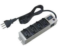 Filtro De Linha Metalico 4 Tomadas 10a Bivolt