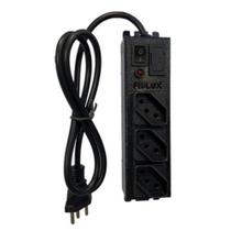 Filtro de LInha Metalico Fusivel 3 Tomadas Fiolux Filtro de LInha Metalico Fusivel 3 Tomadas Fiolux