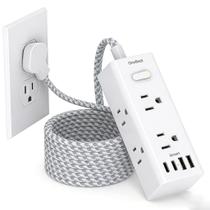 Filtro de Linha One Beat 3m Plugue Reto 6 Tomadas 4 Portas USB Filtro de Linha One Beat 3m Plugue Reto 6 Tomadas 4 Portas USB