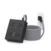 Filtro de Linha One Beat 8 Tomadas 4 USB 2 USB-C Cabo de 4,5m Filtro de Linha One Beat 8 Tomadas 4 USB 2 USB-C Cabo de 4,5m