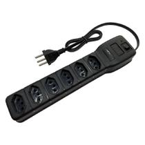 Filtro de Linha Power Line PLPS6T Plástico Bivolt 1540VA - 21442 - MULTICRAFT