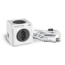 Filtro de Linha PowerCube Com 4 Tomadas e 2 USB, 10A, 2.4A, Cabo 1,5 Metros, Bivolt, Pretoe Branco, PWCX4U, ELG Filtro de Linha PowerCube Com 4 Tomadas e 2 USB, 10A, 2.4A, Cabo 1,5 Metros, Bivolt, Pretoe Branco, PWCX4U, ELG