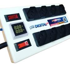 Filtro De Linha Profissional Dps 8 Tomadas Digital Branco