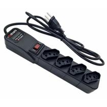 Filtro de Linha +Protetor 4 Tomadas 10A 2200W 115/220V 1,5M