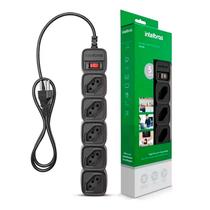 Filtro De Linha Protetor 5 Tomadas Intelbras 10A Bivolt