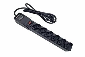 Filtro de Linha Protetor 6 Tomadas 10A Bivolt 1,5M - Ts Shara