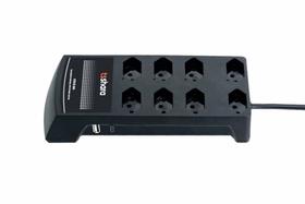 FILTRO DE LINHA + PROTETOR ANTI RAIO COM CARREGADOR USB 8 TOMADAS cod:632 FILTRO DE LINHA + PROTETOR ANTI RAIO COM CARREGADOR USB 8 TOMADAS cod:632