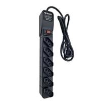 Filtro de Linha + Protetor TS Shara, 6 Tomadas, Bivolt, Preto - 554 Filtro de Linha + Protetor TS Shara, 6 Tomadas, Bivolt, Preto - 554