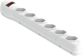 Filtro de Linha Qualitronix 6 Tomadas Branco QFL6B Filtro de Linha Qualitronix 6 Tomadas Branco QFL6B