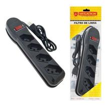 Filtro De Linha Régua 4 Tomadas Megatron Bivolt 10A Filtro De Linha Régua 4 Tomadas Megatron Bivolt 10A