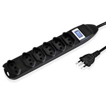 Filtro De Linha Regua Com 6 Tomadas Linear Wi221 Preto Multi Filtro De Linha Regua Com 6 Tomadas Linear Wi221 Preto Multi