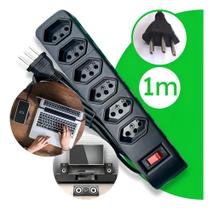 Filtro De Linha Régua Extensão 6 Tomadas Protetor Elétrico C