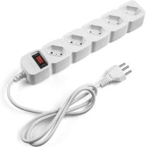 Filtro De Linha Regua Intelbras 5 Tomada Protetor Eletronico 3 Mts Cabo Filtro De Linha Regua Intelbras 5 Tomada Protetor Eletronico 3 Mts Cabo