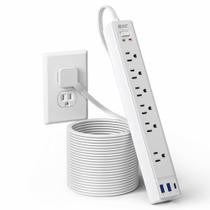 Filtro de Linha SUPERDANNY 4,5 m 6 CA/3 USB com Proteção contra Surtos Filtro de Linha SUPERDANNY 4,5 m 6 CA/3 USB com Proteção contra Surtos