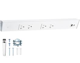 Filtro de linha SURAIELEC 41 cm com ligação direta, USB-A e USB-C, 125 V