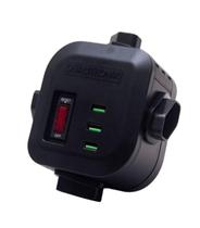 Filtro de Linha Torre 4 Tomadas Tripolar+ USB - Qualitronix