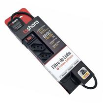 Filtro De Linha Ts Shara Protetor 4 Tomadas Bivolt 1,5M