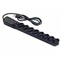 Filtro de linha Ts shara + Protetor 8 Tomadas 1,5M - 556 Filtro de linha Ts shara + Protetor 8 Tomadas 1,5M - 556