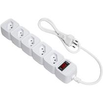 Filtro de Linhas Intelbras EPE 205 PT 5 Tomadas 1 METRO- 4824200 Branco Bivolt Filtro de Linhas Intelbras EPE 205 PT 5 Tomadas 1 METRO- 4824200 Branco Bivolt